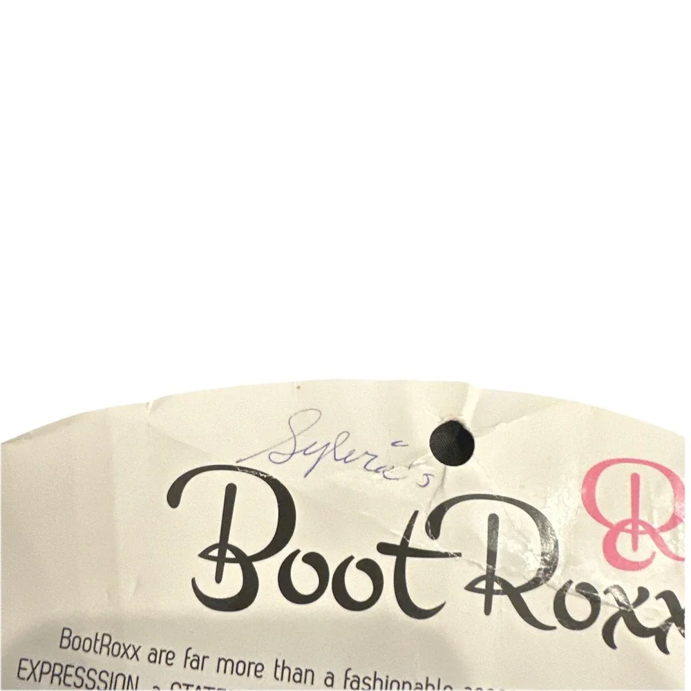Boot Roxx XS 5-6.5 W Black Trinity Boot‎ Covers NWT Covers Only